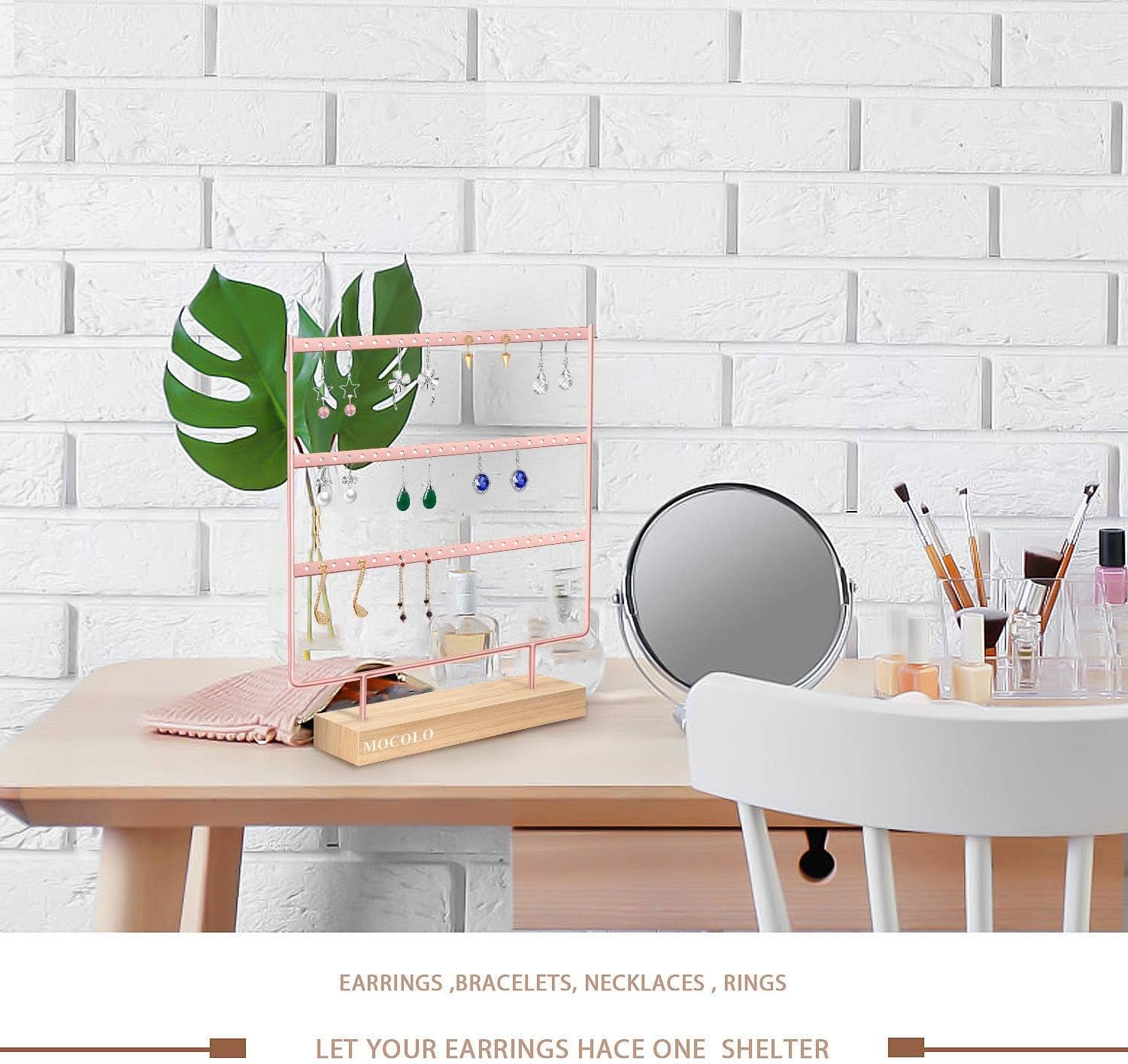 Earring Organizer Stand, Earring Display Stand, Earring Holder for Hanging Earrings - Image 4