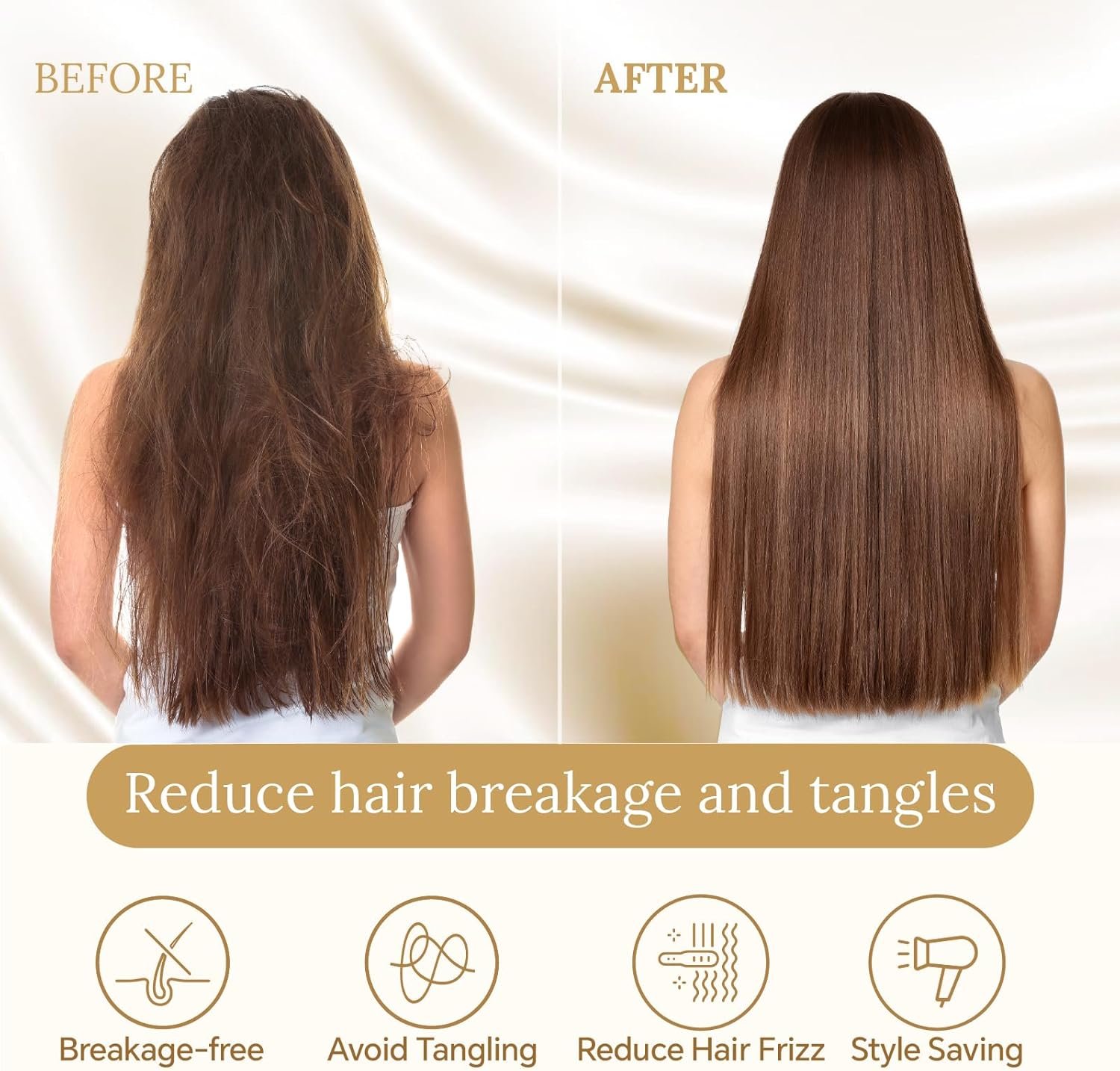 INFIIXSO Mulberry Silk Pillowcase for Hair and Skin, Silk Pillow Cases Standard Size with Hidden Zipper 20x26 Inches, Ultra Smooth and Soft Cooling Pillow Cases for Hot Sleepers(Light Grey, 1 Pack) - Image 4