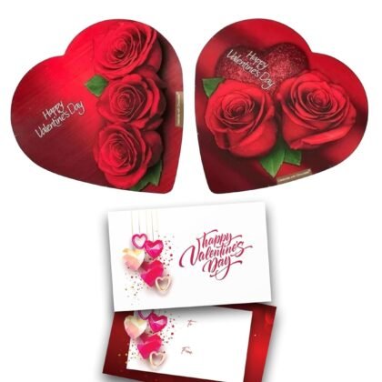 Elmers Chocolates Rose Heart Box | Valentine Classroom Exchange | Valentines Chocolates Gifts For Her, Wife, Girlfriend, Mother, Daughter | Style May Vary (2 Pack - 2 .oz)