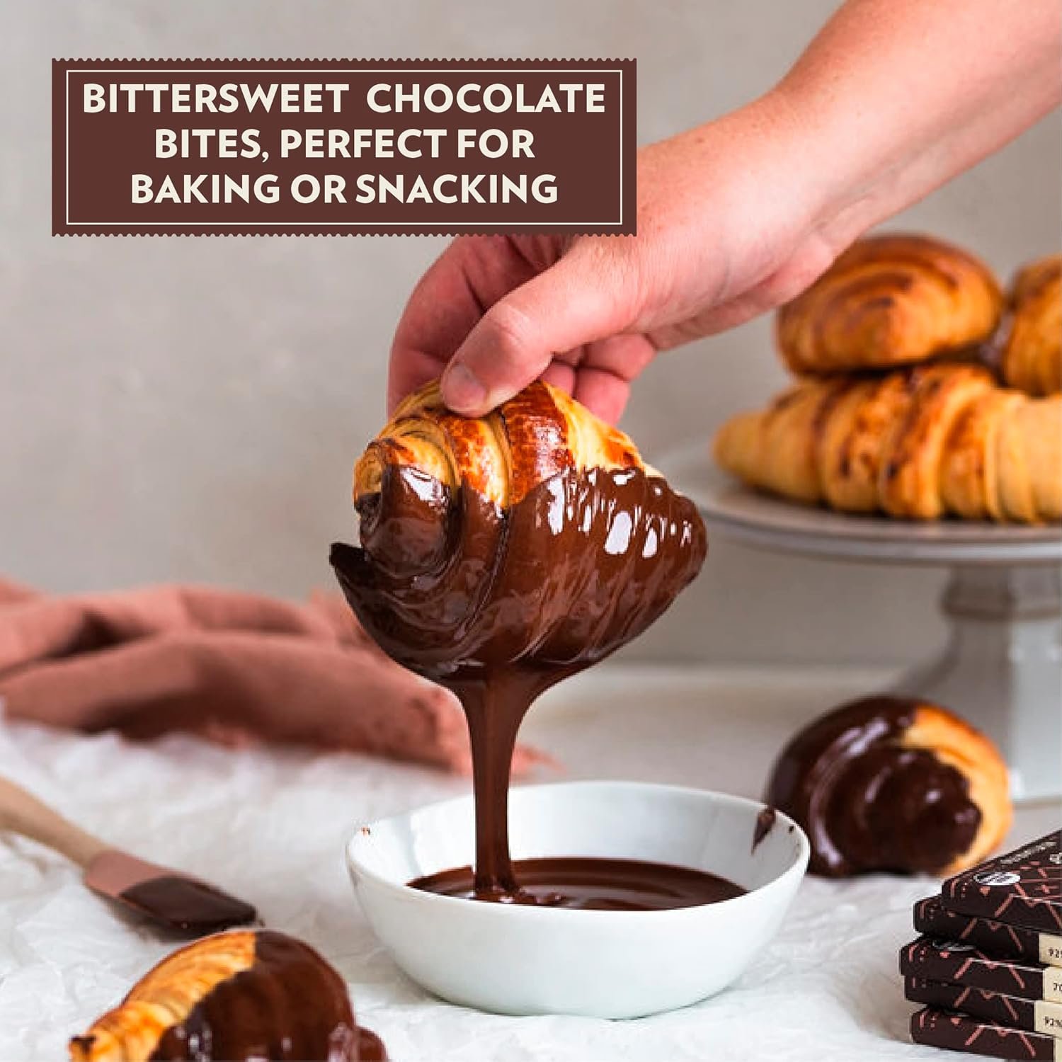 Beyond Good Chocolate | 70% Pure Dark Chocolate Melts, 7oz Pack | USDA Organic, Direct Trade, Vegan, Kosher, Non-GMO | Single Origin Uganda Chocolate Perfect for Snacking or Baking - Image 5