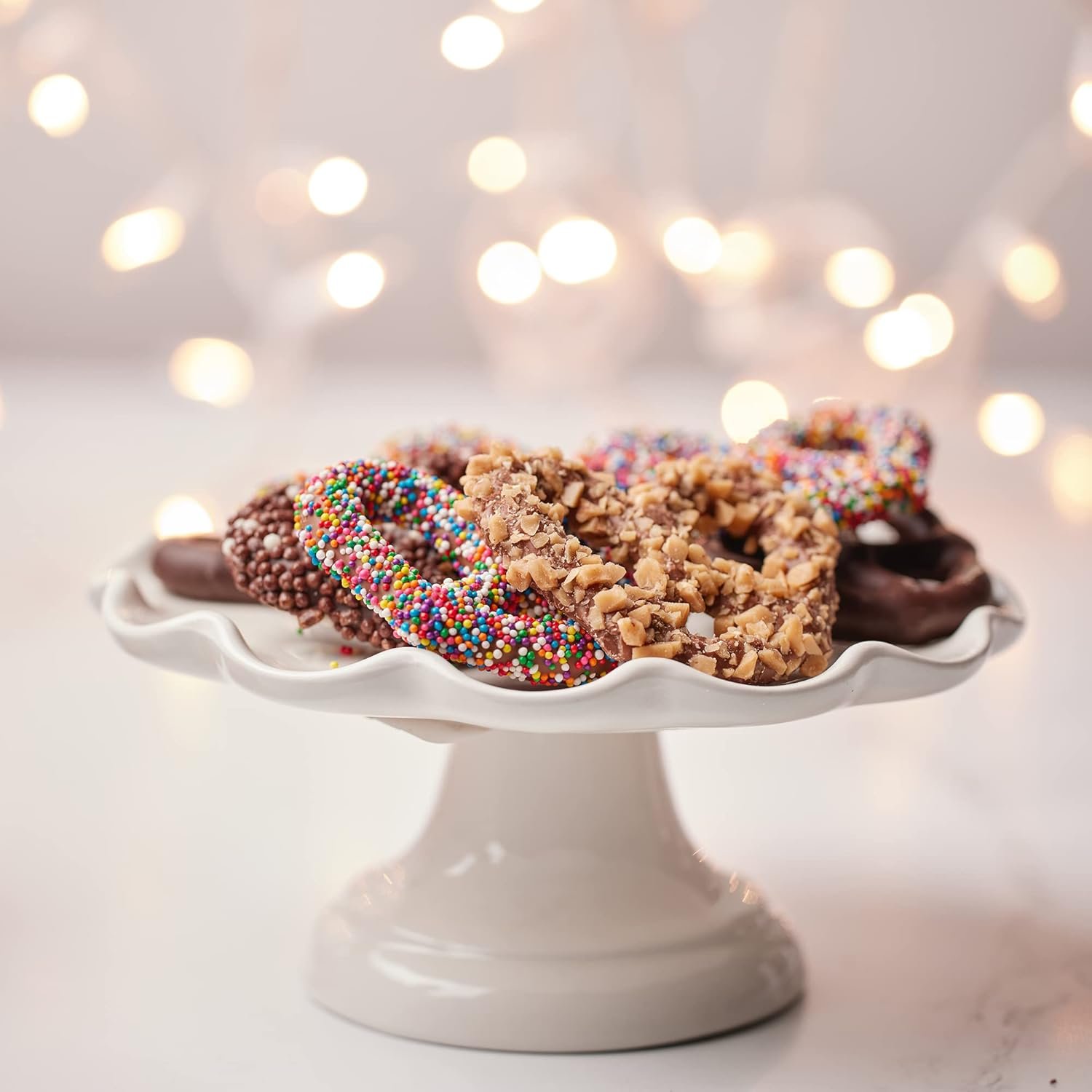 CRAVINGS BY ZOE Valentines Day and Birthday Chocolate Covered Pretzels Gift Bag 8 oz | Gourmet Kosher Milk & Dark Belgian Chocolate Candy Food Gift Box Basket | Get Well, Thank You, Men Women Mom Dad Her - Image 7