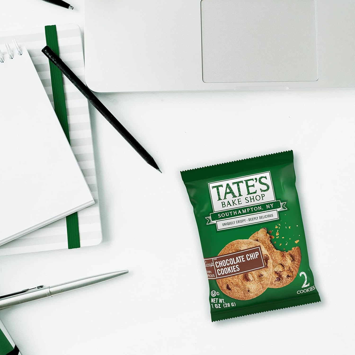 Tate’s Bake Shop Chocolate Chip Cookies, 16 – 2 Cookie Snack Packs (2 Boxes) - Image 8