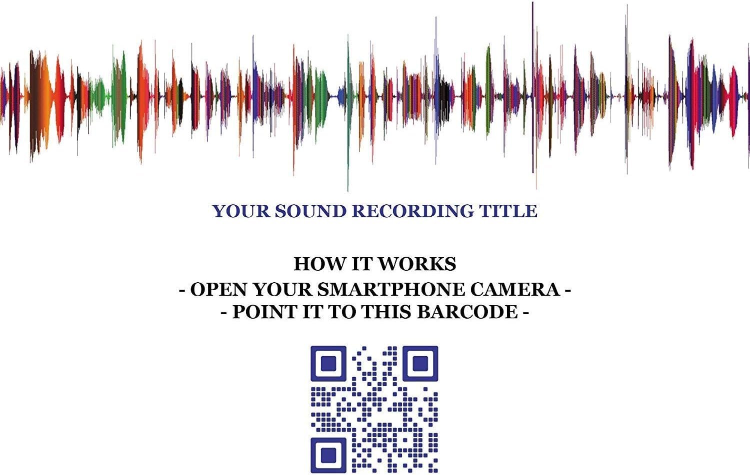 Artblox Soundwave Art With Scannable Qr Code Any Video Voice Recording Baby Heartbeat Or Song To Acrylic Glass Spotify Plaque Cool Mothers Day Customized Gifts For Wife Girlfriend Sound Card - Image 5