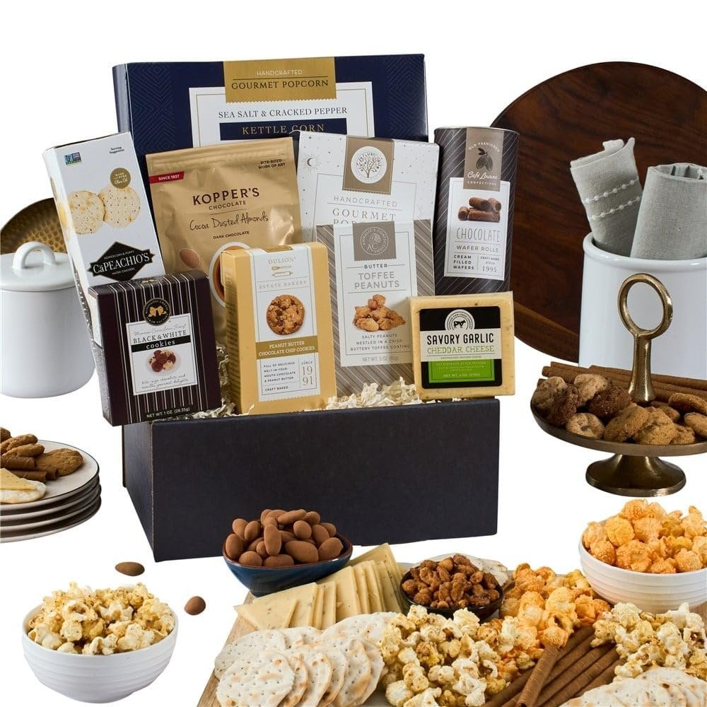 Snack and Chocolate Gift Basket Classic - Gourmet Food Gift by GourmetGiftBaskets.com