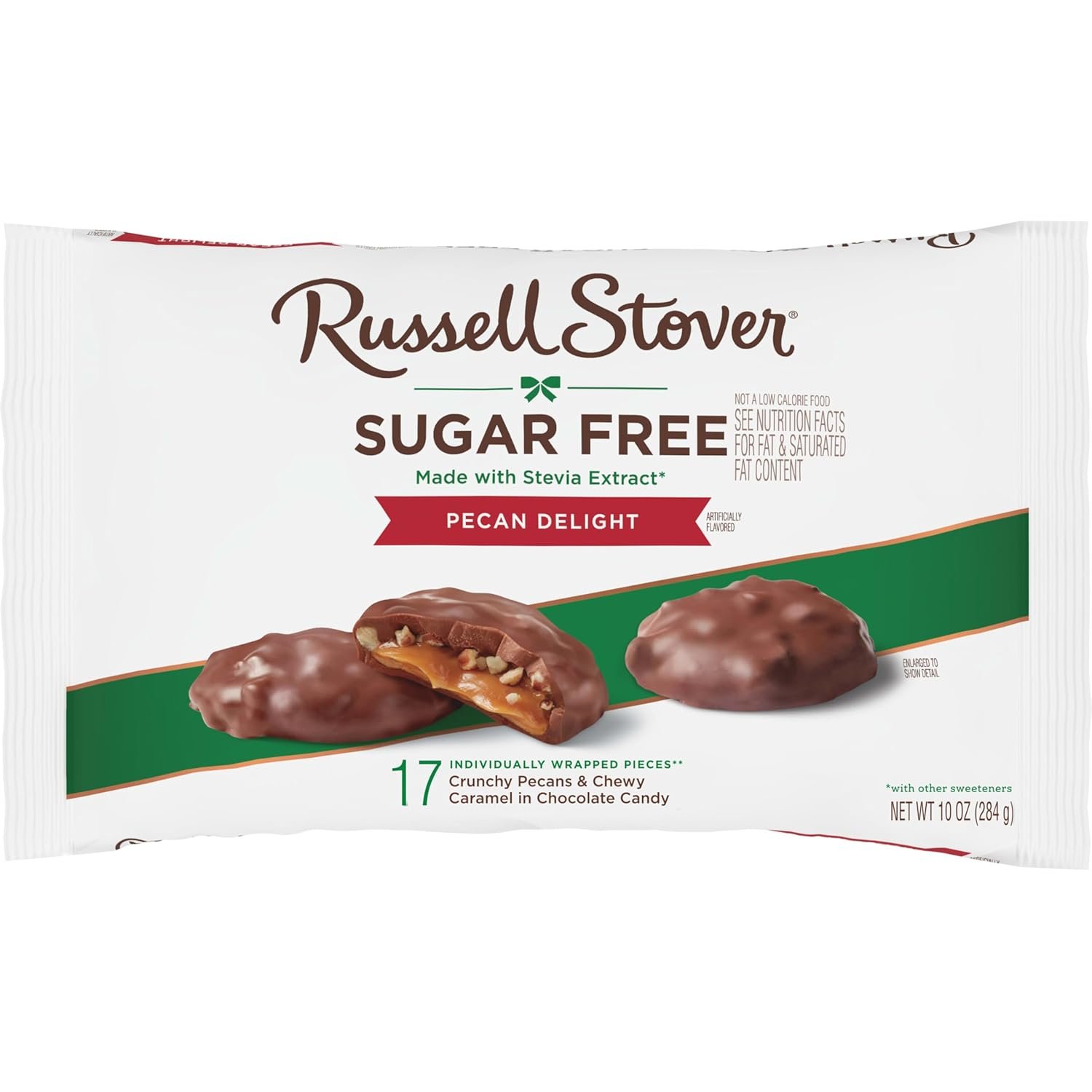 Russell Stover Sugar Free Pecan Delights with Stevia, 10 oz. Bag - Image 7