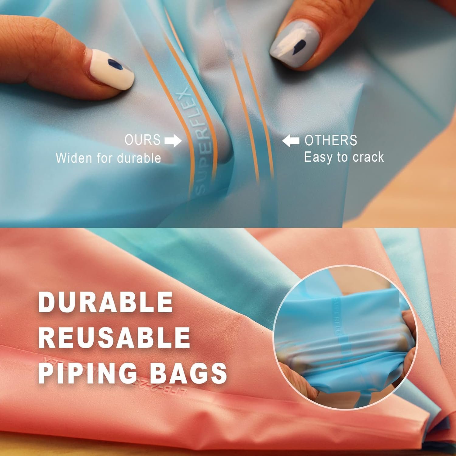 Cookie Decorating Supplies Kit 82Pcs With Storage Box, Sugar Cookies Turntable Set With 6 Piping Tips and Bags, Scribe Needle, Brush, Ideal Beginner Decorator Lover Kids Gift Valentine Halloween - Image 2