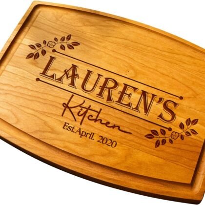 Silveroy Personalized Cutting Board - Unique and Long Lasting Gift Idea For Mother's Day, Anniversary, Birthday, Christmas - Best Custom Gift To Mom, Grandma, Mother-in-Law, Daughter, Wife, and Women