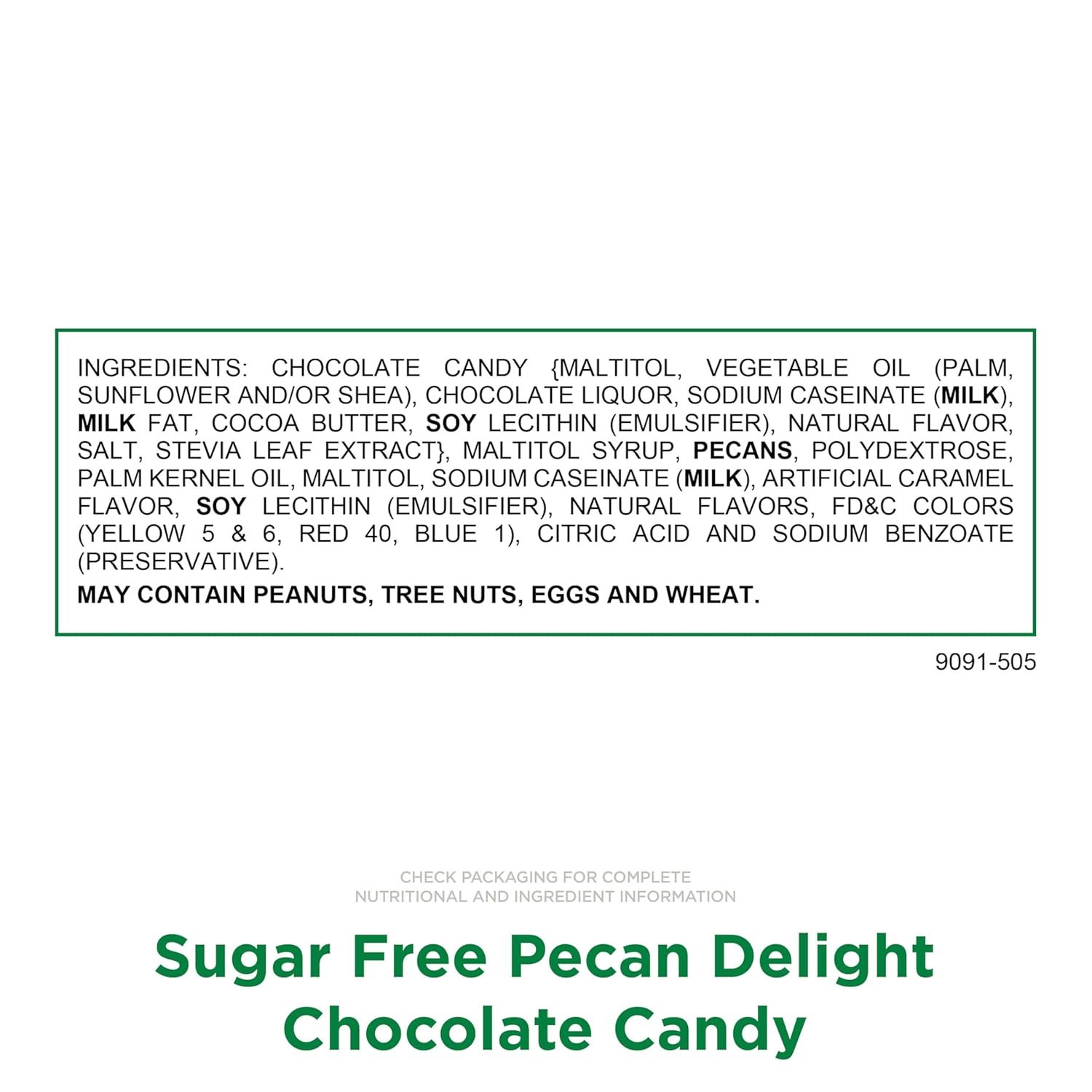 Russell Stover Sugar Free Pecan Delights with Stevia, 10 oz. Bag - Image 3