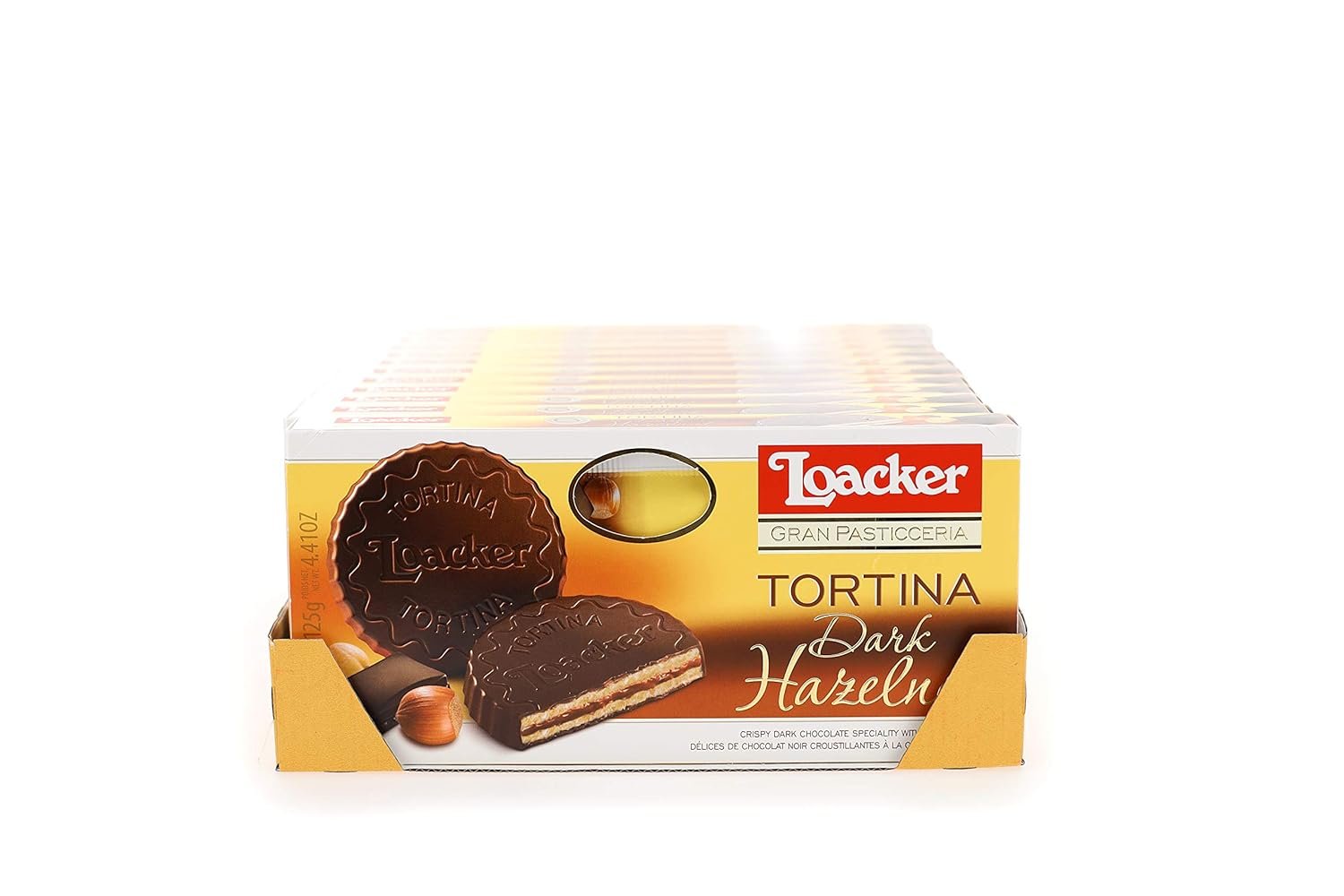 Loacker Tortina Premium Chocolate Coated Wafer, Dark Noir 125g/4.41 oz. - Image 7