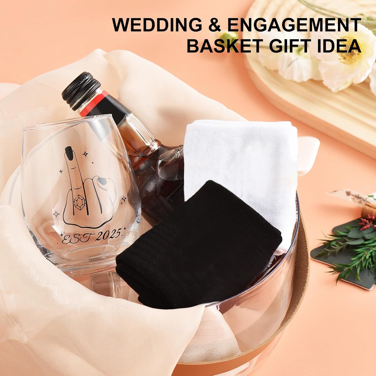 Couples Socks Set Newlyweds Gift – Hubby and Wifey Wedding Socks for Bride & Groom, Engagement Gift - Image 5