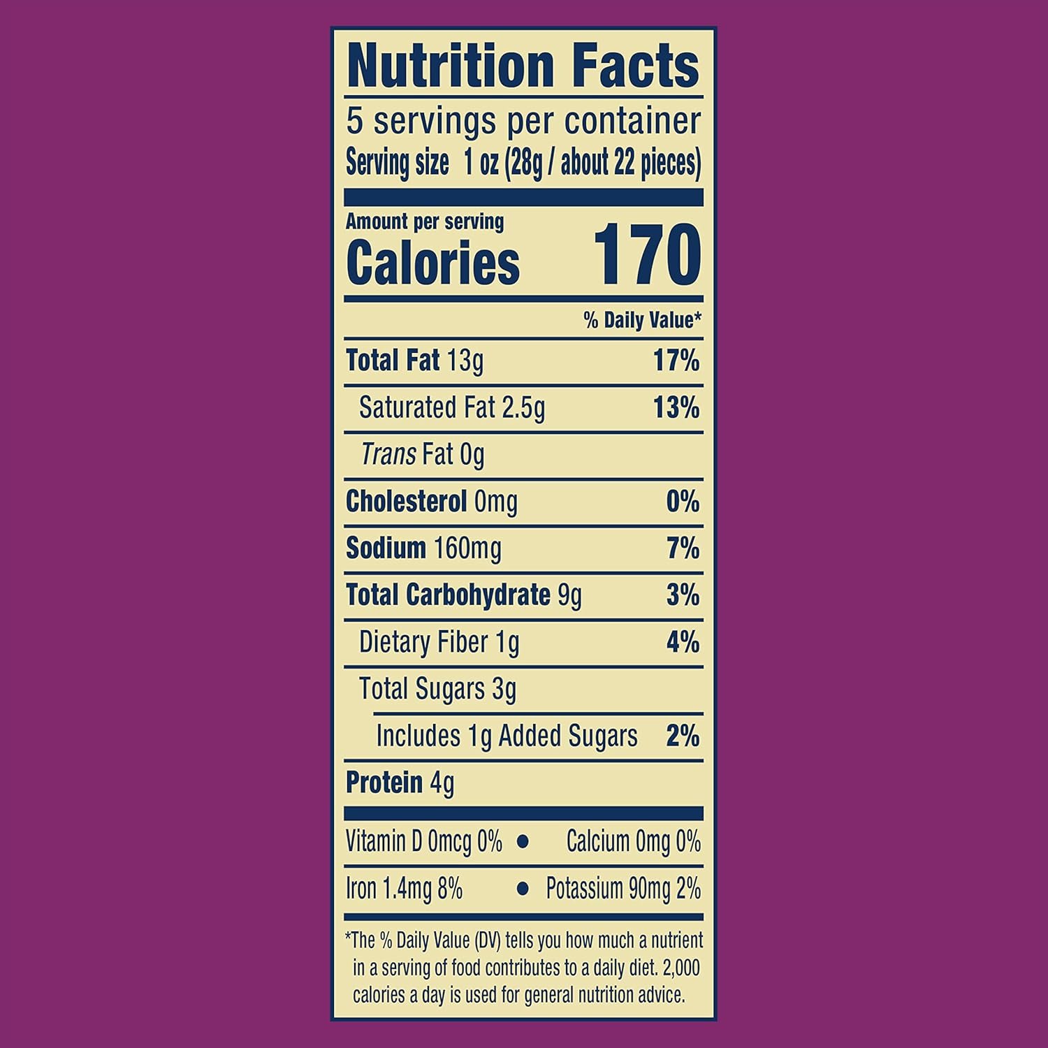 PLANTERS Cashews Rosemary & Sea Salt - Trail Mix Snack Packs - Snack with Rosemary & Sea Salt, Party Trail Mix, 5 Oz Bag, Pack of 1 - Image 2