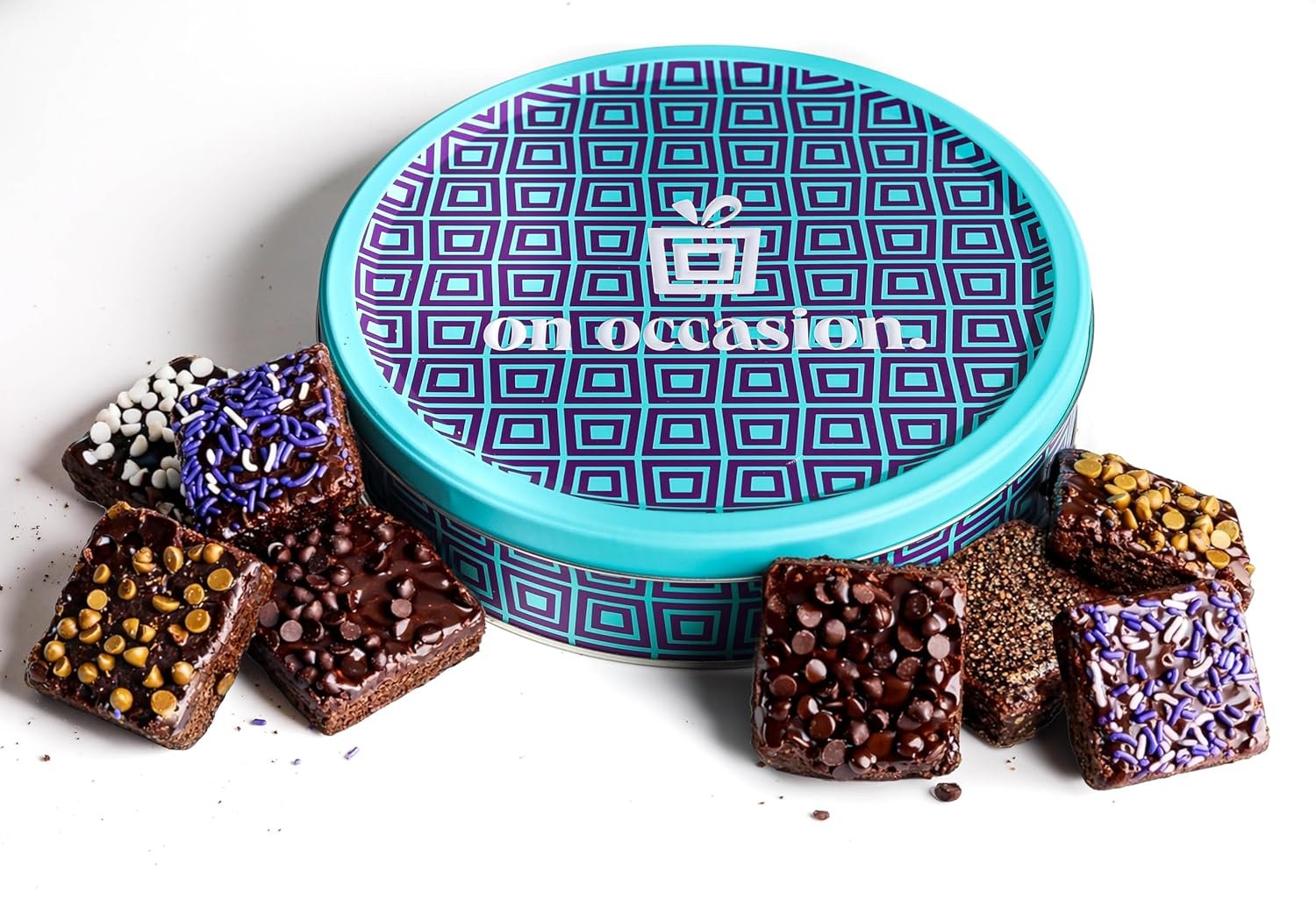 On Occasion Chocolate Brownies Individually Wrapped – Fudge Dessert Easter Brownies Gift Basket – Gourmet Fresh Baked Treats – Premium Bakery Selection Easter Gifts for Men & Women (8 Count) - Image 3