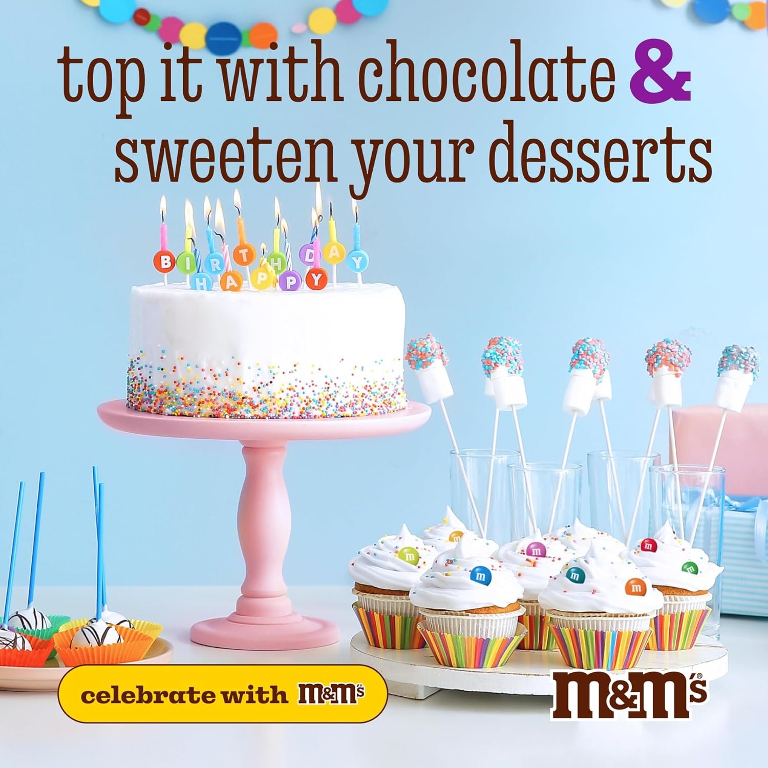 M&M’S WORLD White Milk Chocolate Candy, 5 lbs Resealable Pack, Bulk Candy for Party Favors, Weddings, Birthdays, Easter & Graduations - Image 6