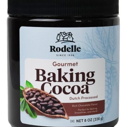 Rodelle Gourmet Baking Cocoa Gluten Free, 8 Ounce