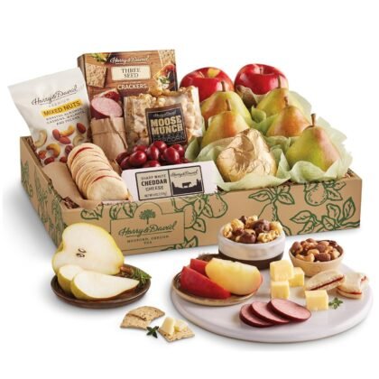 Harry & David Bear Creek Gourmet Snack Gift Box, Includes Cheese, Crackers, Sausage, Mixed Nuts, Sweets, All Occasion Gift Basket, Gift For All Occasions, Appreciation, Thank You, Families, Delivery