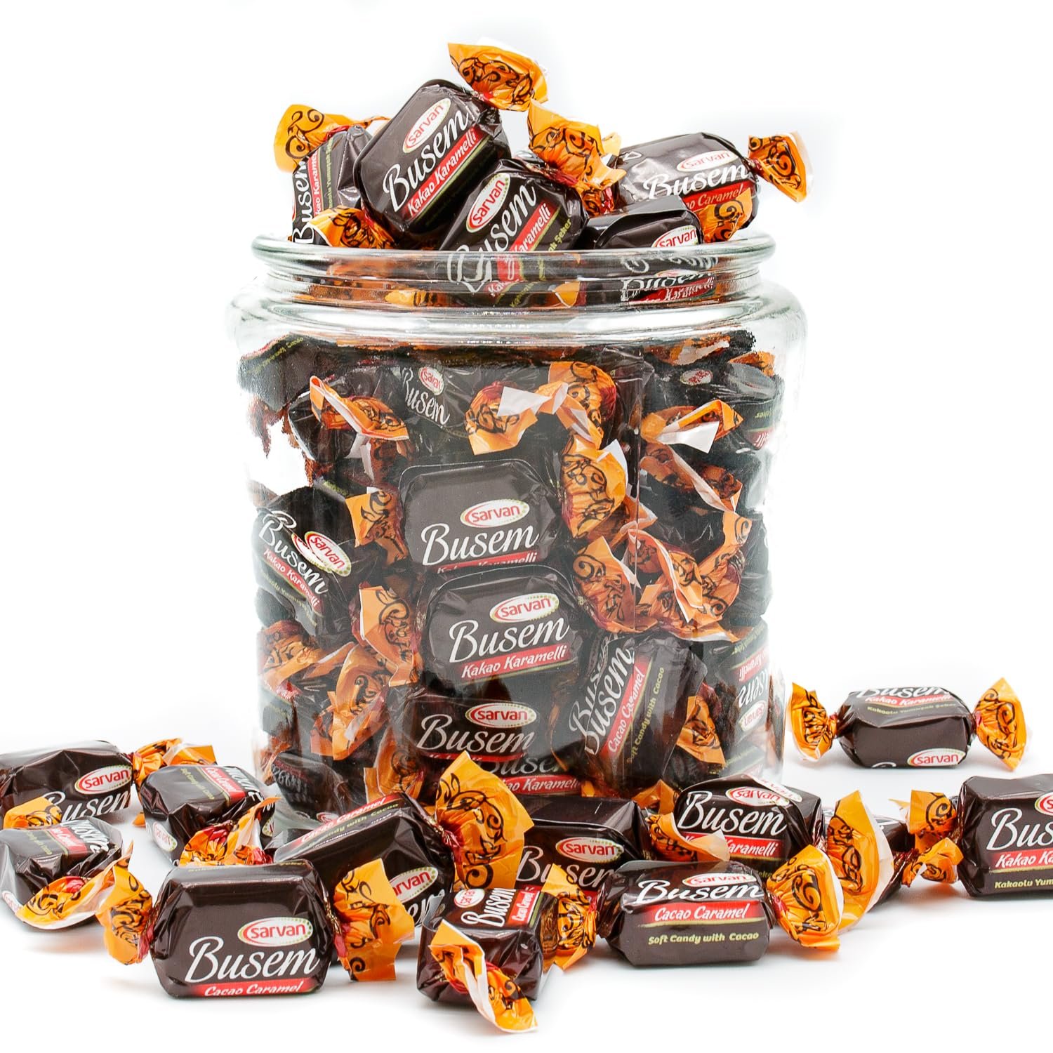 Turkish Firm to Chewy Cocoa Candies 2 lb – Chewy Chocolate Flavored Taffy Alternative, Individually Wrapped - Image 4