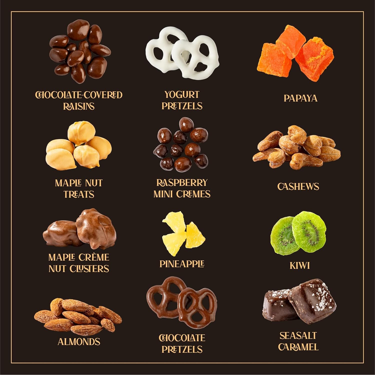 Premium Chocolate & Dried Fruit Gift Box – Gourmet Chocolate-Covered Treats & Dried Fruit Sampler – Great for Holidays, Birthdays, & Special Occasions - Image 2
