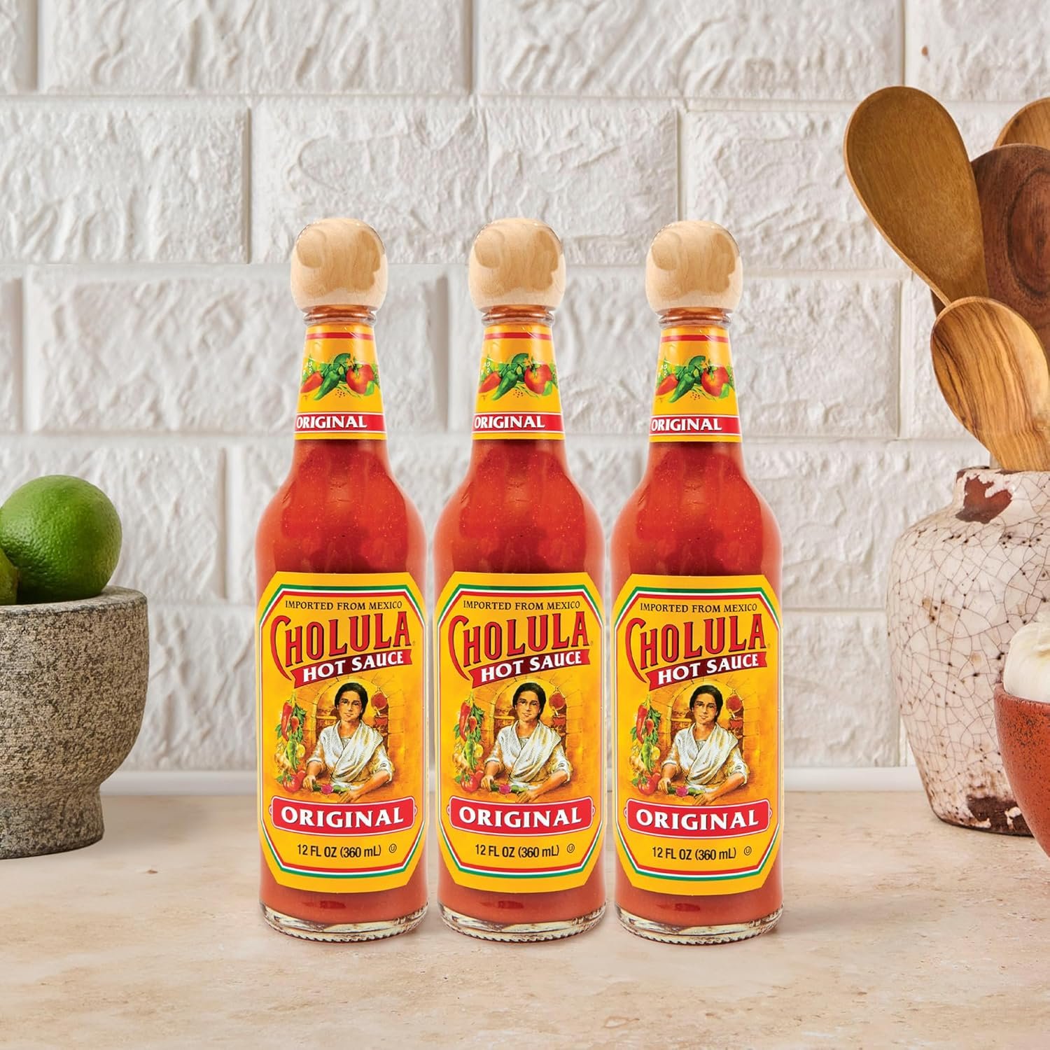 Cholula Hot Sauce Multipack, Original, Product of Mexico, Gift Set Includes Three 12 Fl Oz Bottles, Blend of Arbol & Piquin Peppers with Spices for Eggs, Rice, Tacos, Huevos Rancheros & More, 3 count - Image 17