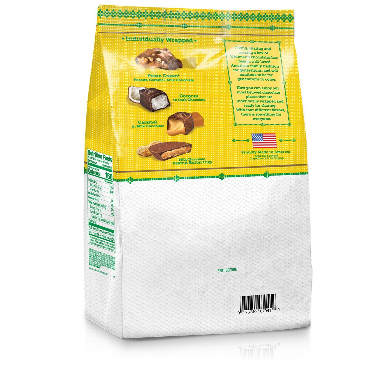 Whitman's Assorted Chocolates, 18.25 Ounce Gusset Bag - Image 3