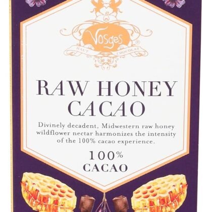 Vosges Haut Chocolat Honey Cacao Chocolate Bar, 3 Oz