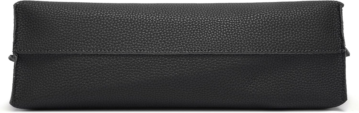 Dreubea Women's Soft Faux Leather Tote Shoulder Bag from, Big Capacity Tassel Handbag - Image 6