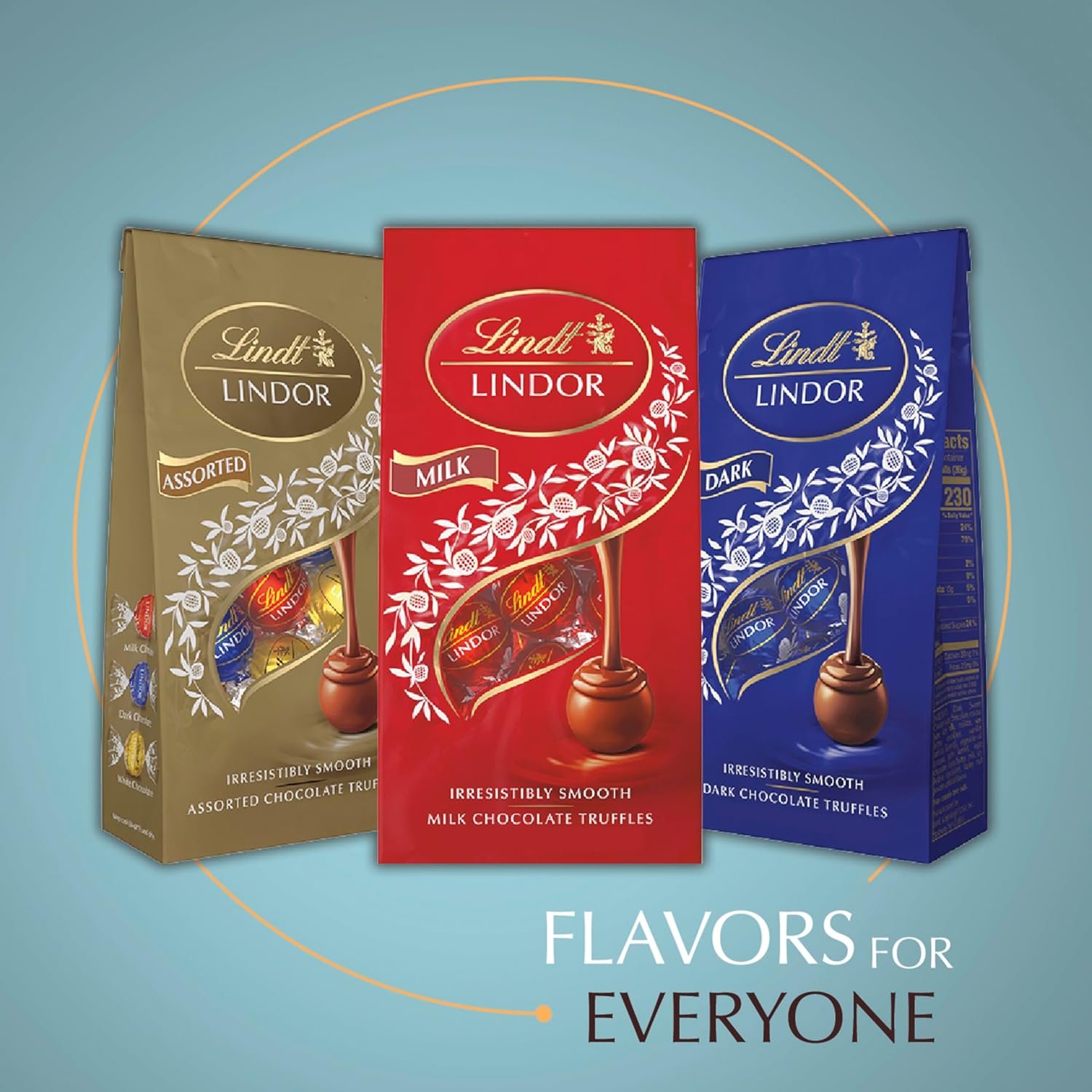 Lindt LINDOR Coconut Milk Chocolate Truffles, Milk Chocolate Candy with Smooth, Melting Truffle Center, Great for gift giving, 5.1 oz. Bag (6 Pack) - Image 6