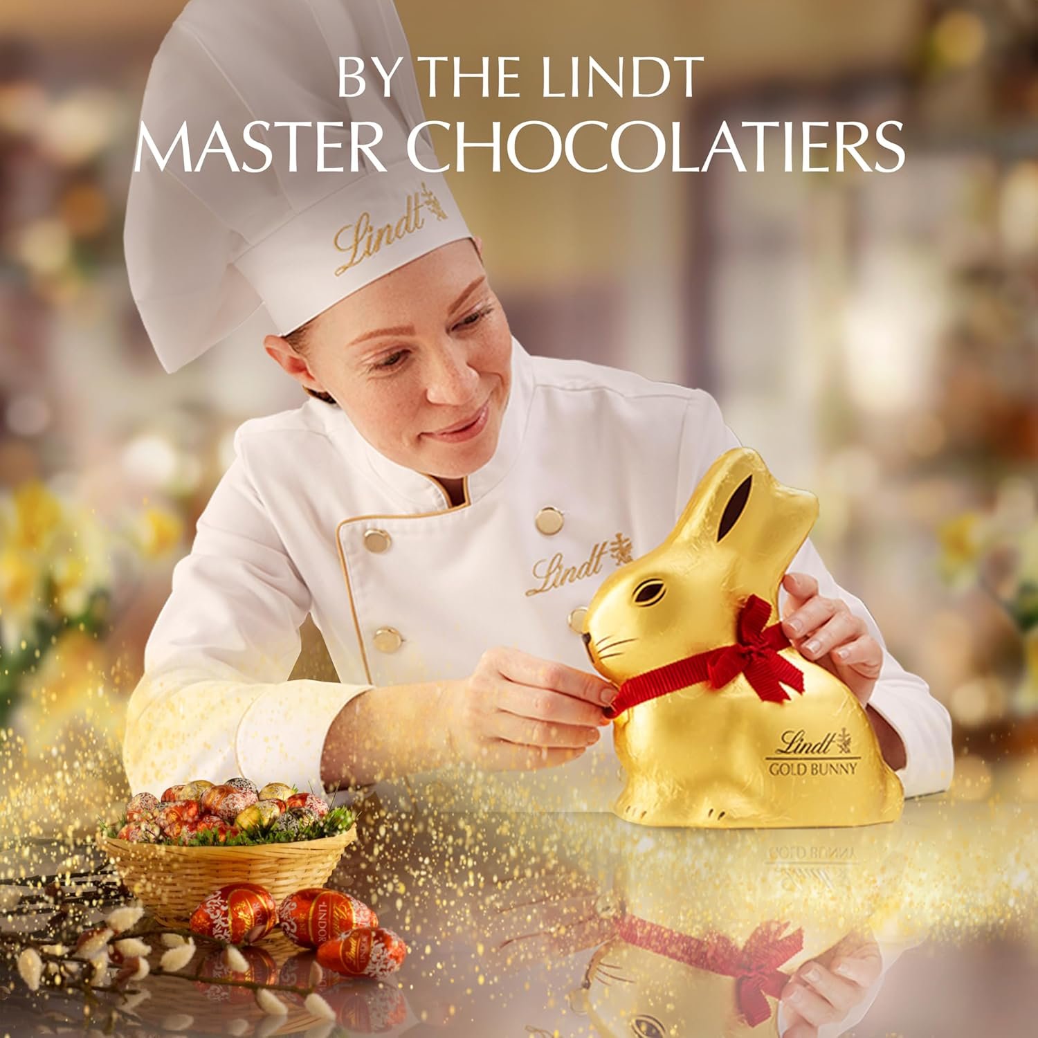 Lindt Mini Lambs Milk Chocolate, Hollow Milk Chocolate Easter Candy, 1.7 oz., 5-Pack - Image 6