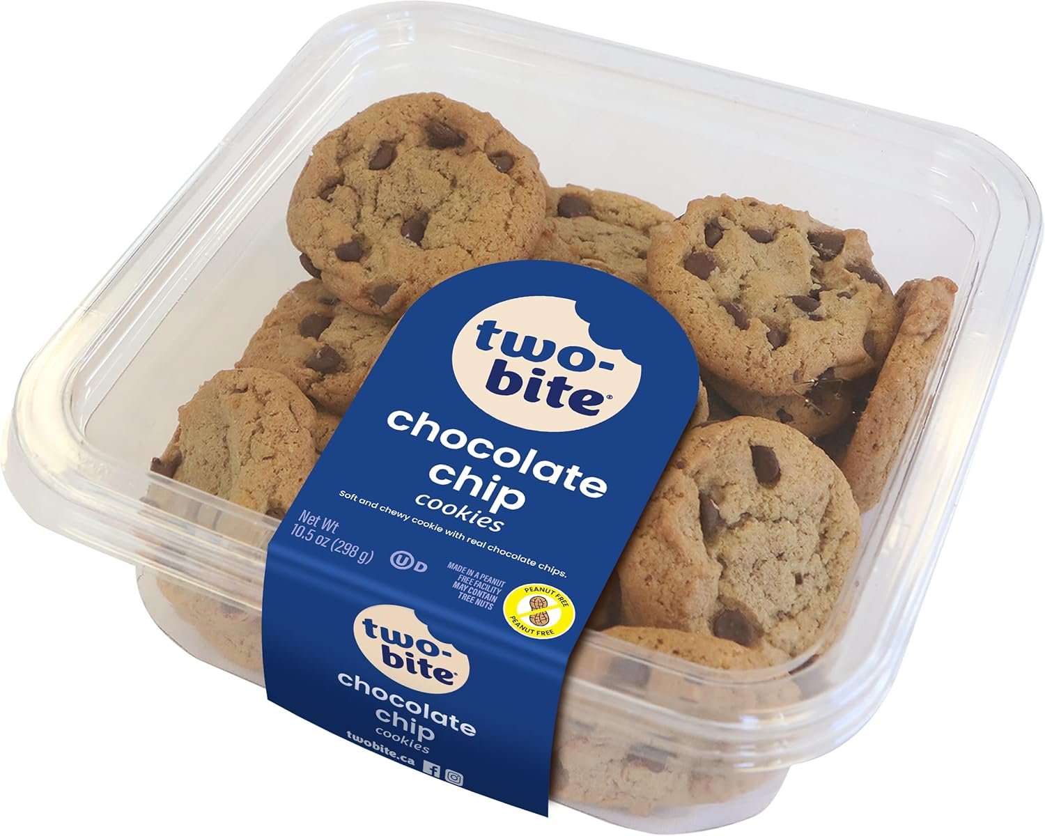 two-bite® Chocolate Chip, Frozen, 28-Count