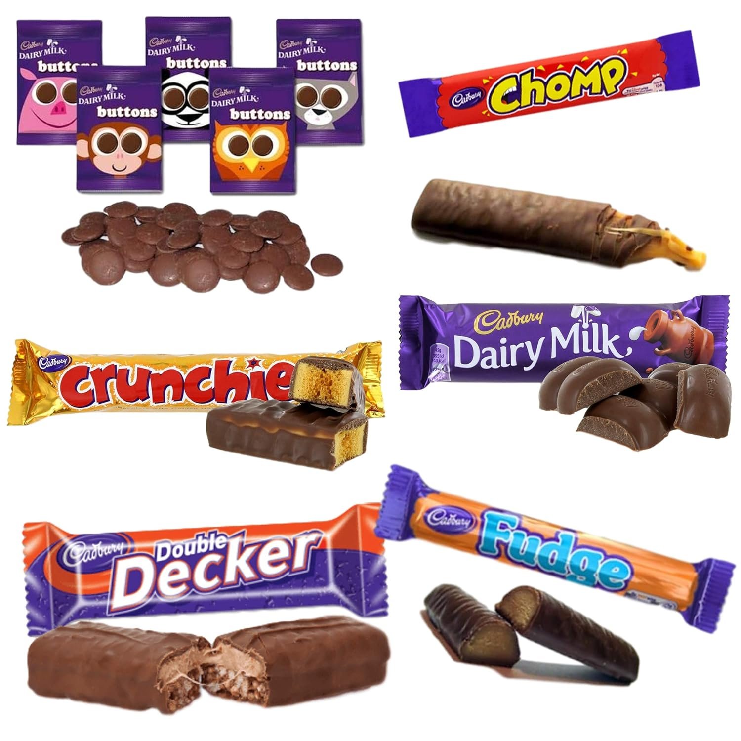 Cadbury Chocolate Gift Box - Bulk Chocolate Bars and Bags of Cadbury Chocolate Favourites (60 Bars) - Image 2
