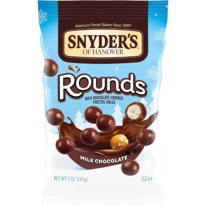Snyder's of Hanover Pretzels, Rounds Milk Chocolate, 5 Oz