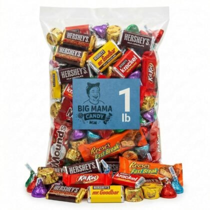 Big Mama Candy Chocolate Variety Pack 1 lb - Bulk Individually Wrapped Assorted Chocolates for Easter, Party Favors & Goodie Bags