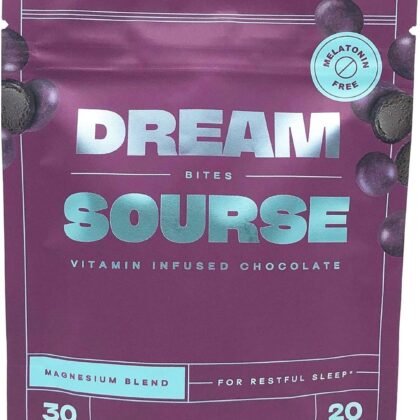 Sourse, Chocolate Bites Dream Melatonin Free, 30 Count