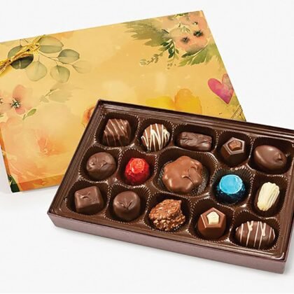 Asher's Chocolates, Milk and Dark Chocolate Assortment, Small Batches of Kosher Chocolate, Family Owned Since 1892, Assorted Chocolate Gift Set, (8 oz, Gift Set)