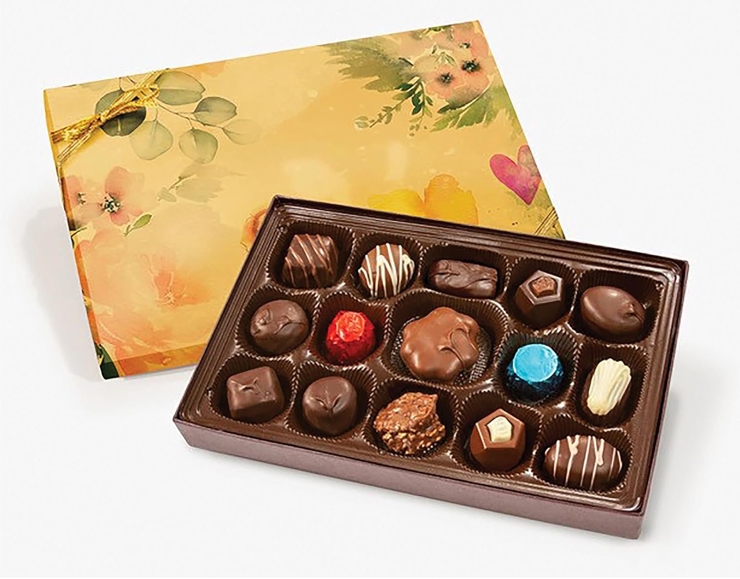 Asher's Chocolates, Milk and Dark Chocolate Assortment, Small Batches of Kosher Chocolate, Family Owned Since 1892, Assorted Chocolate Gift Set, (8 oz, Gift Set)