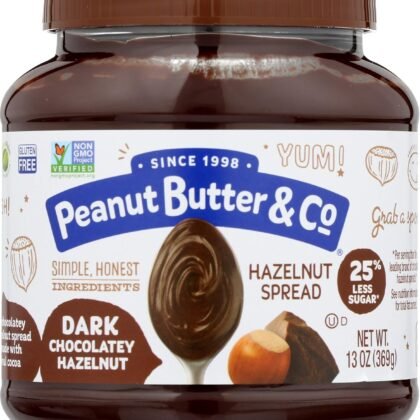 Peanut Butter & Co., Hazelnut Spread, Dark Chocolatey Hazelnut, 13 Oz