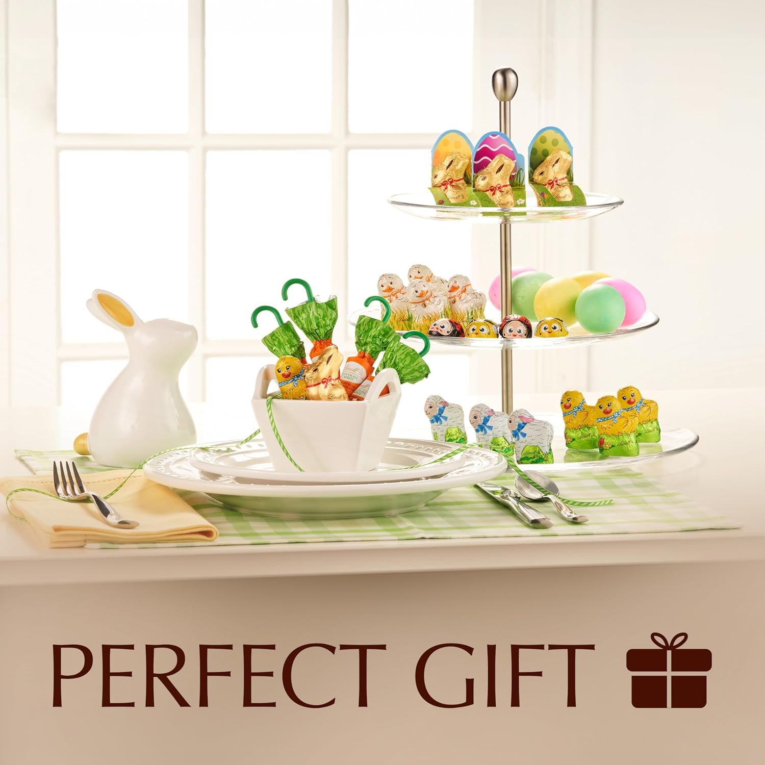 Lindt Mini Lambs Milk Chocolate, Hollow Milk Chocolate Easter Candy, 1.7 oz., 5-Pack - Image 5