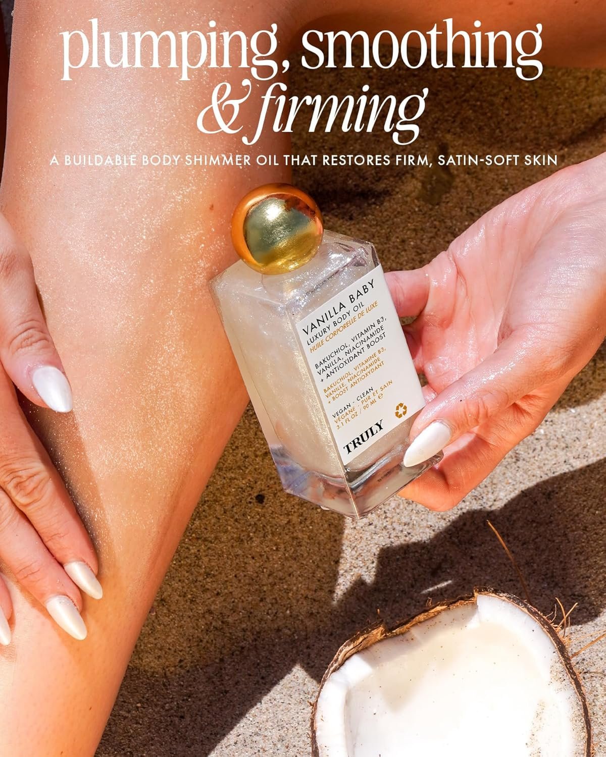 Truly Luxury Body Oil | Hydrating & Illuminating with Natural Shimmer | For Smooth, Glowing Skin and Long-Lasting Fragrance - Image 2