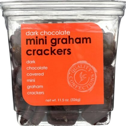 Nassau Candy, Dark Chocolate Mini Grahams, 11.5 Ounce