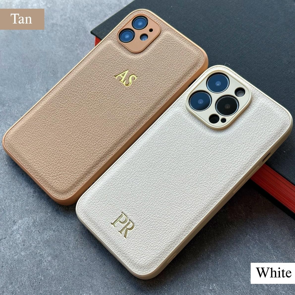 Custom Embossed Case for iPhone – Personalized Leather Case for iPhone 17, 16, 15, 14, 13, 12, 11, XR, XS, X, Plus, Pro, Max, SE – Custom Text, Date, Name, Initials, Monogram, Engraving, Gift idea - Image 8