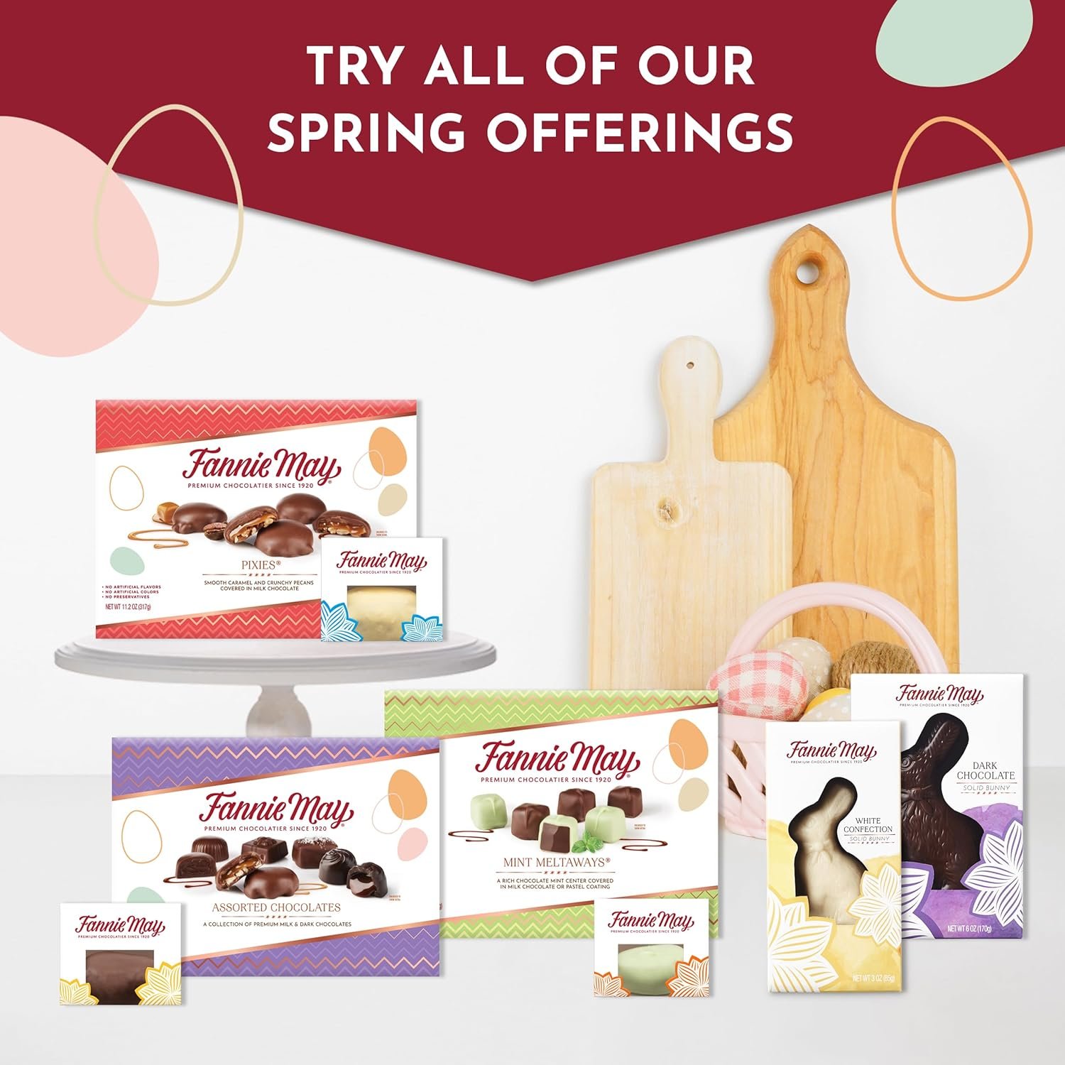 Fannie May, Milk Chocolate Candy, Peanut Butter Truffles, Gift Box, 11 oz - Image 6