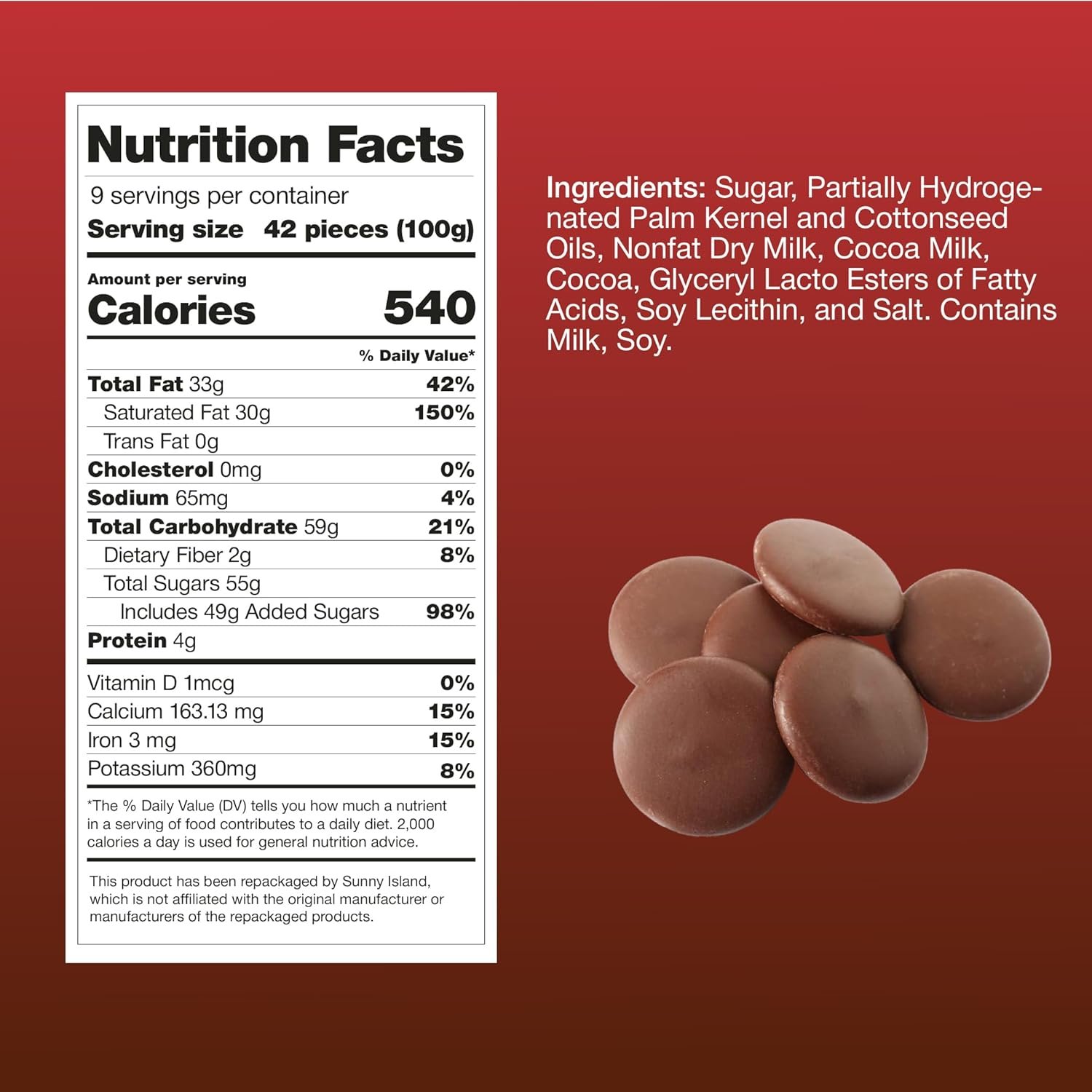 Merckens Melting Wafers Milk Chocolate | 2 Pound Bulk Bag | Creamy Coating Wafers for Smooth Dipping, Candy Making, Molds, and Dessert Enrobing Projects - Image 2