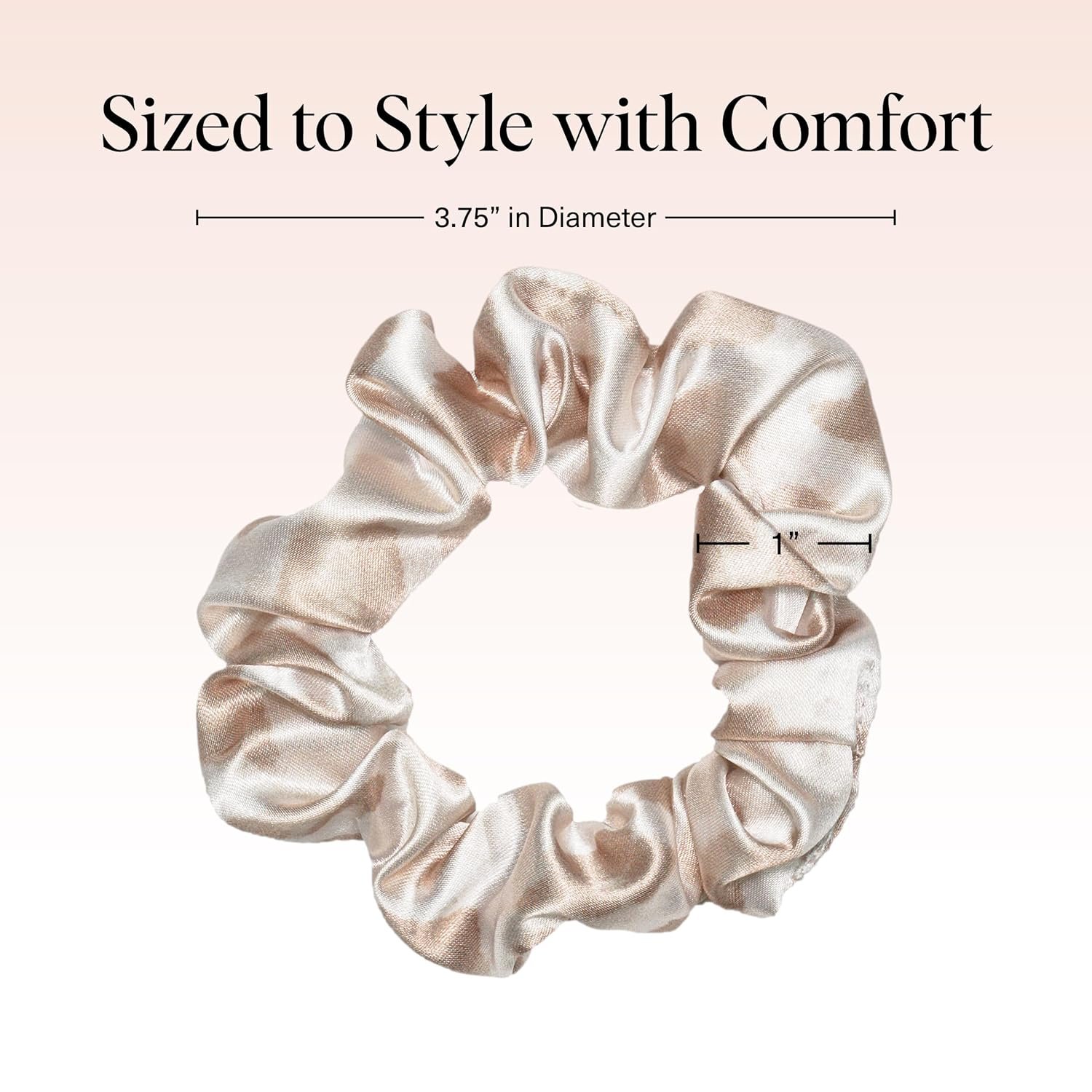 Kitsch Satin Scrunchies for Women - Softer Than Silk Scrunchies | Hair Ties No Damage for Frizz-Free Sleep | Ideal Gifts for Women, Assorted, 5pcs - Image 2