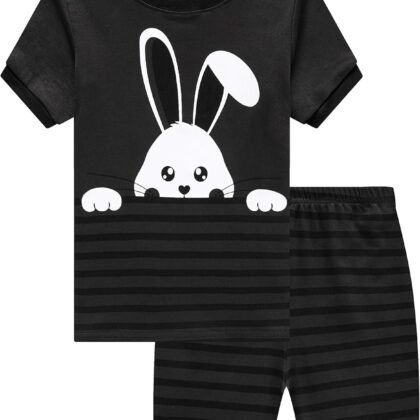 Family Feeling Boys Summer Pajamas Sets Short 100% Cotton Pjs