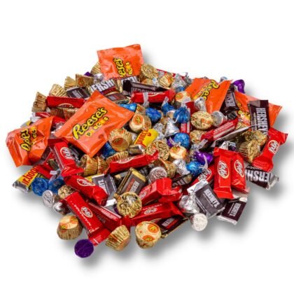 Chocolate Candy Variety Pack- 2 Lb - Dark & Milk Candies and More! - Easter Bulk Candies, Individually Wrapped by Queen Jax