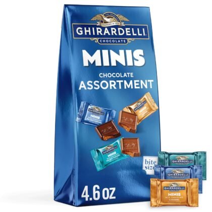 GHIRARDELLI Minis Chocolate Assortment, 4.6 oz, Sea Salt Caramel Varieties