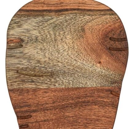 Affinity Decor Carrot Shaped Wood Serving Board, Organic Wood Cutting Board for Kitchen, Wooden Charcuterie Boards, Funny Easter Serving Platter for Cheese and Food, 16.2" x 6.1"