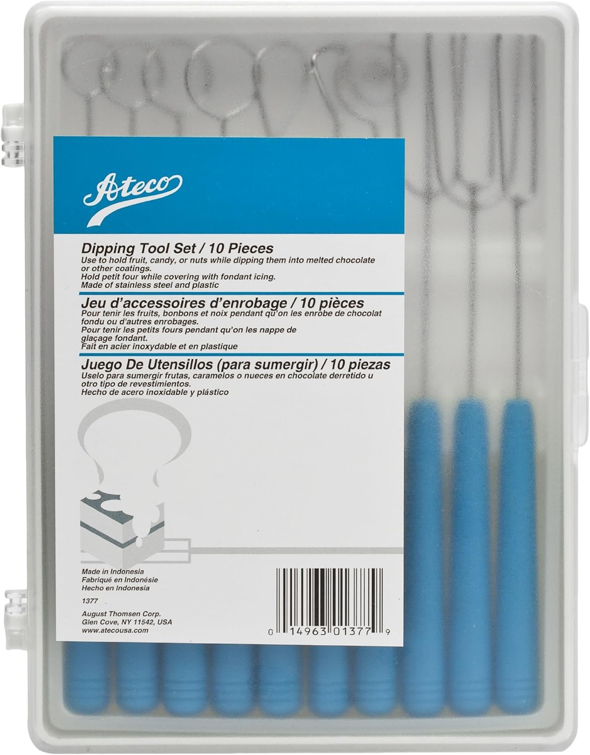 Ateco 10-Piece Dipping Tool Set, Stainless Steel - Image 2