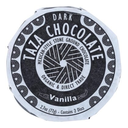 Taza Chocolate Organic Mexicano Disc 50% Dark Chocolate, Vanilla, 2.7 Ounce (1 Count), Vegan