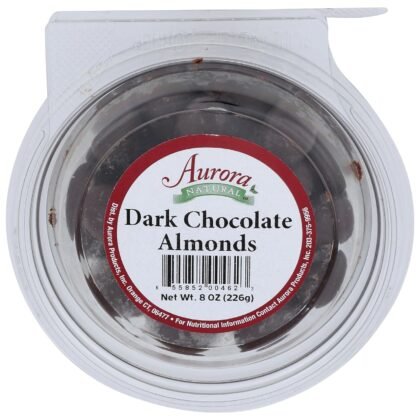 Aurora Products Dark Chocolate Almonds Car Cup, 8 OZ