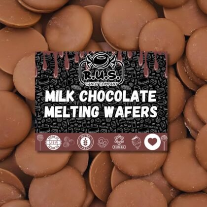 Milk Chocolate Melting Wafers 1 lb Bulk for Dipping Strawberries Candy Making Molding Coating Baking Fondue Chocolate Fountain Cake Pops melting chocolate by RUS Candy Company